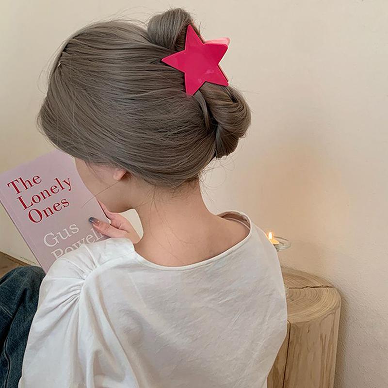 Trendy Cool Shiny Star Hair Clips Claw Y2K Accessories Punk Irregular Pentagram Women Girl Hairpin Party Hair Accessories