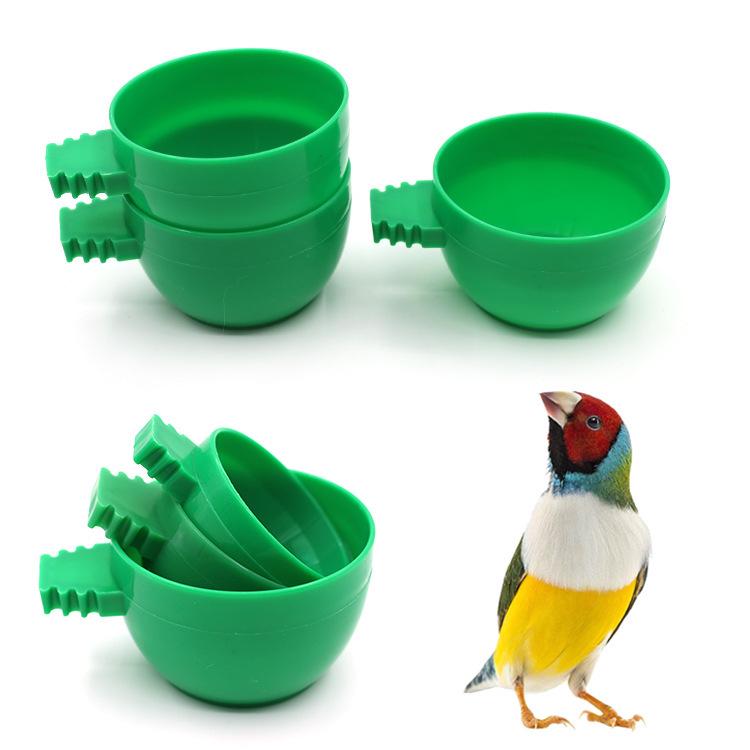 Universal Round Bird Feeder Bowl for Wire Cages - Bird Supplies & Accessories