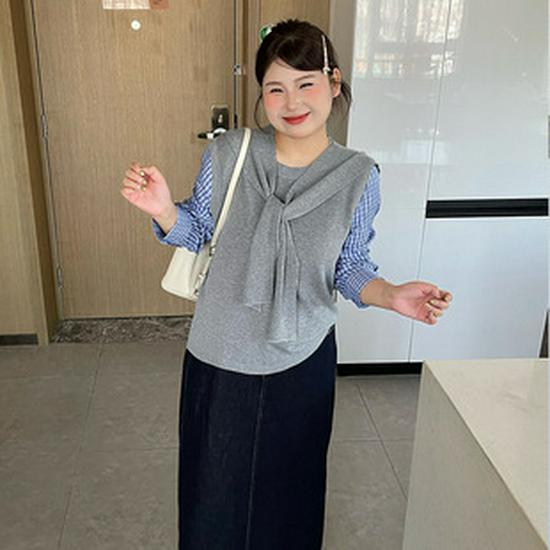 Plus Size Women's Retro Jacquard Sweater Coat, 2025 Winter Loose Knit Cardigan, Style 23538