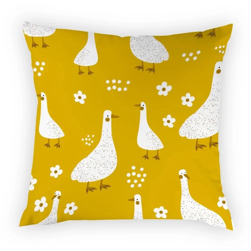 Home Decor Kissenbezug Tierdruck Bürodekor Kissen Nordisch Sofa Kunst Kissenbezug