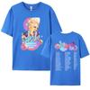 Cantante P NK Rosa Tour Carnevale Estivo 2024 Maglietta Concerto Abbigliamento Donna Moda Retro Punk Hip Hop T-shirt Uomo Streetwear