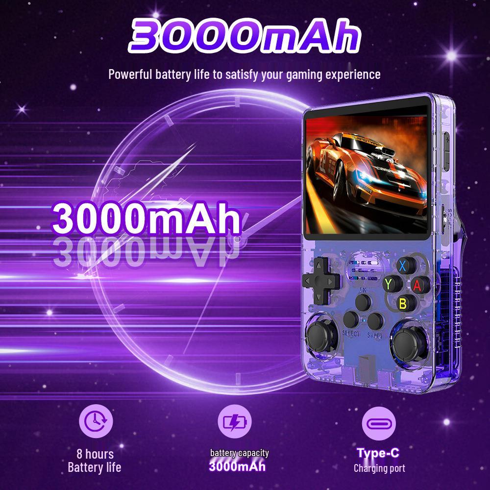 R36S Retro PS1-Inspired Portable Handheld Game Console with Cross-Border Multiplayer WiFi
