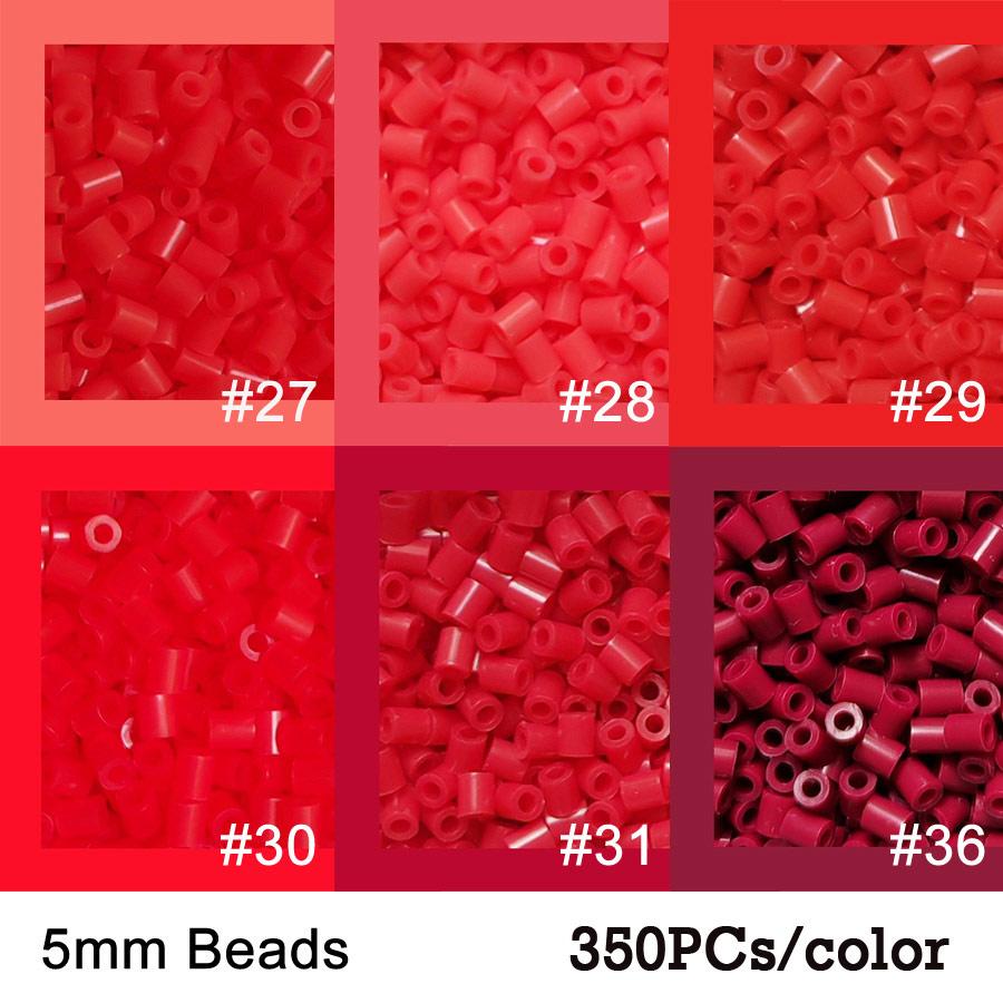 Non-Toxic 350Pcs/Color 5Mm Iron Beads Pixel Art Kit 6Color Black White For Kid Hama Perler Bead Diy Puzzles Gift Children Toys