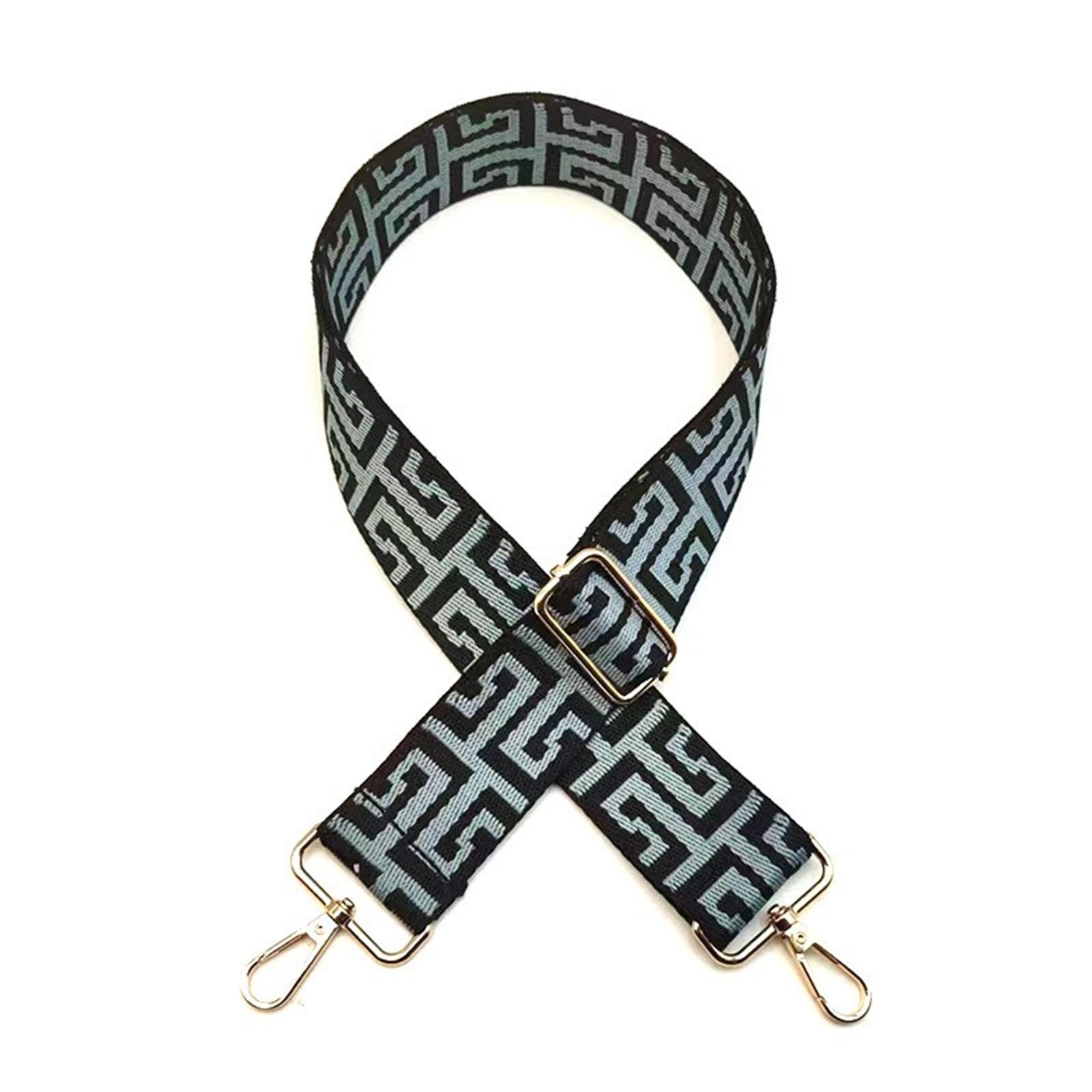 

Регулируемый широкий ремень для сумки с этническим узором Прочный этнический ремень для сумки Замена Этнический плечевой ремень для сумки Прочный 6