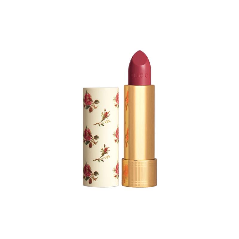 Gucci lipstick Golden Tube Small Floral Lipstick, Colorful Silk Lip Balm, Creamy Moisturizing, Colored #213 Love comes first No gift box gift bag