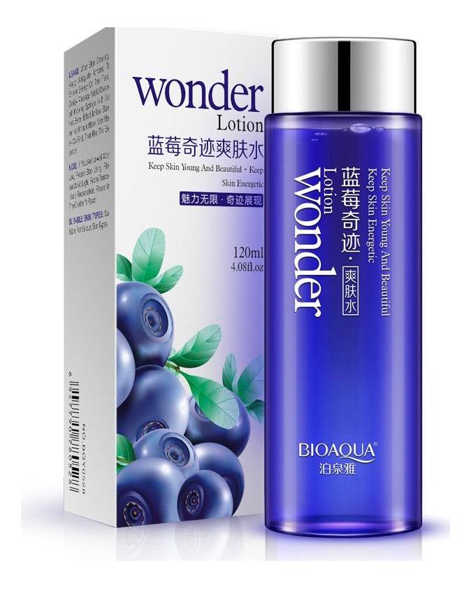 120ml Blueberry Miracle Glow Wonder Face Toner Makeup Water Smooth Facial Toner Lotion Oil Control Pore Moisturizing Skin Care