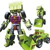 NBK Transformation Movie Toys GT Devastator Combination 6 in 1 Excavator Rescue Scraper Hook Action Figure Robot Car Model Kids