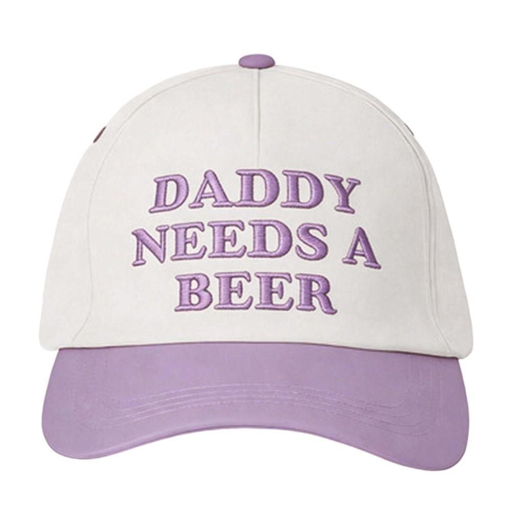 DADDY NEEDS A BEER Baseball Cap Letter Embroidery Visor Fashion Snapback Hat Outdoor