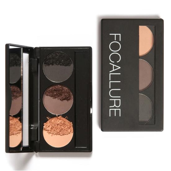 Langvarig vanntett øyenbrynsfargingspalett