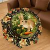 1PC rabbit, floral Umbrella-8-Rib Reinforced, Automatic Open, Lightweight & Durable, Cute Fashion Accessory for Outdoor-K1318