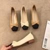 Late evening breeze gentle soft-soled single shoes ladyshoes 2025 spring and autumn with skirts grandma flat-bottomed Mary Jane casual women's shoes