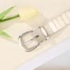 Grommet Waist Belt Silver Chain Punk for Casual Costume Belt for Jeans Dress