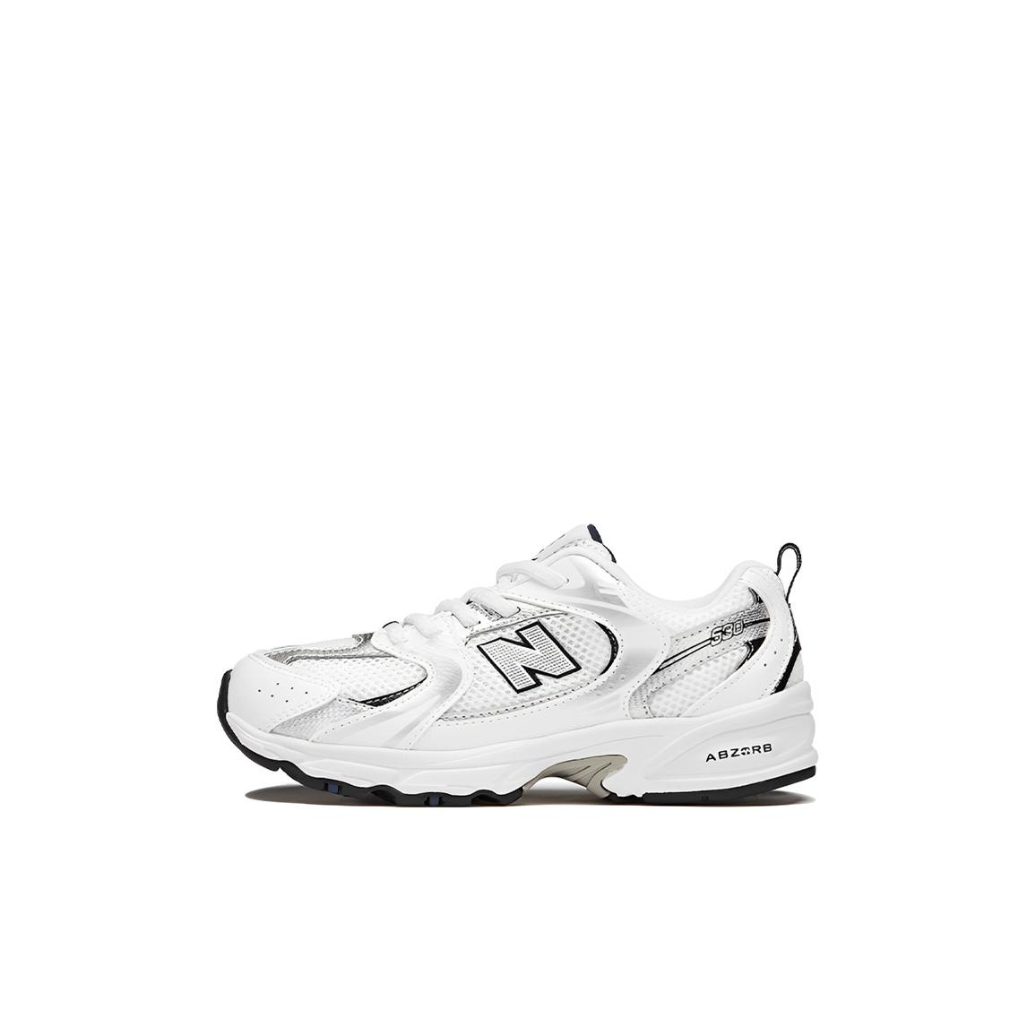 

детские кроссовки New Balance 530 White Silver Black Kids PZ530SB1