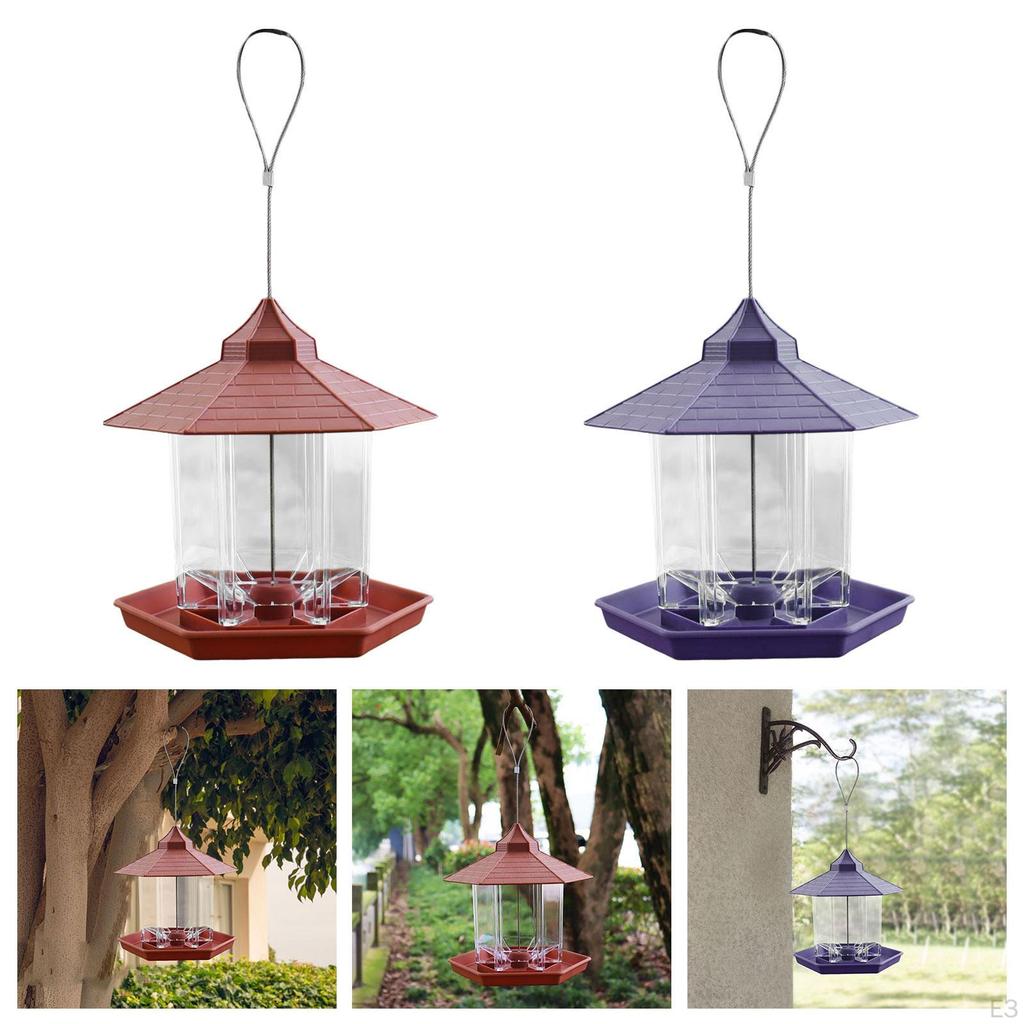 Deluxe Hanging Bird Feeder - Garden Avian Sanctuary