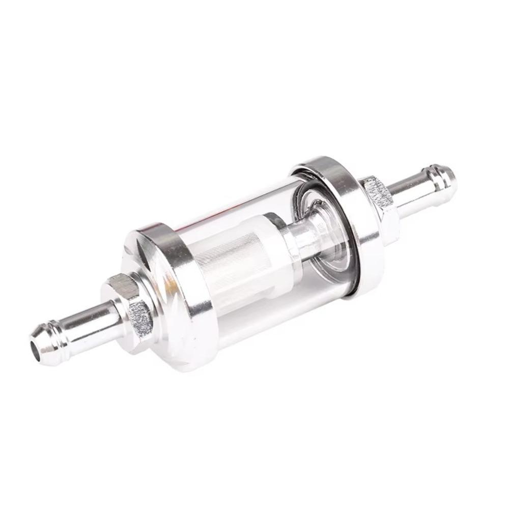 Universal Motorcycle Fuel Filter CNC Aluminum Alloy Motor Oil Filters 8mm Auto Petrol Motor Machines Parts Fuel Filters5