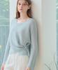 LUSIDA Urban Loose Asymmetrical Knit Top_3 Colors