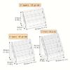 PGY Large Capacity Transparent Acrylic Marker Pen Organizer Multi-grid Plastic Storage Box for Pens Pencils Brushes Art Supplies
