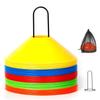 50Pcs Soccer Disc Cones Training Sports Cone Agility Soccer Cones with Carry Bag and Holder for Sports Field Cone Marker