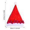 Red Santa Hat Christmas Ornaments Santa Claus Party Hat Warm And Comfortable Adult Christmas Hat Bulk