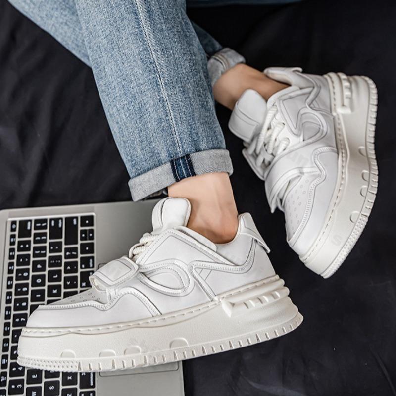 Fashion Thick Soled Casual Fashion Versatile Punk Shoes for Men 2925 Autumn Niche Design Comfortable Low Top Non Slip Platform sneakers