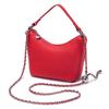Small Crossbody Bags Purse for Women Detachable Chain Strap Messenger Bag Trendy Leather Dumpling Shape Lightweight Mini Handbag
