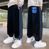Children's Hundred Casual Pants Loose Straight Leg Drawstring Pants Boys' Sweatpants