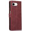 For iPhone 16e Case Zipper Flip Leather Phone Cover with Card Holder