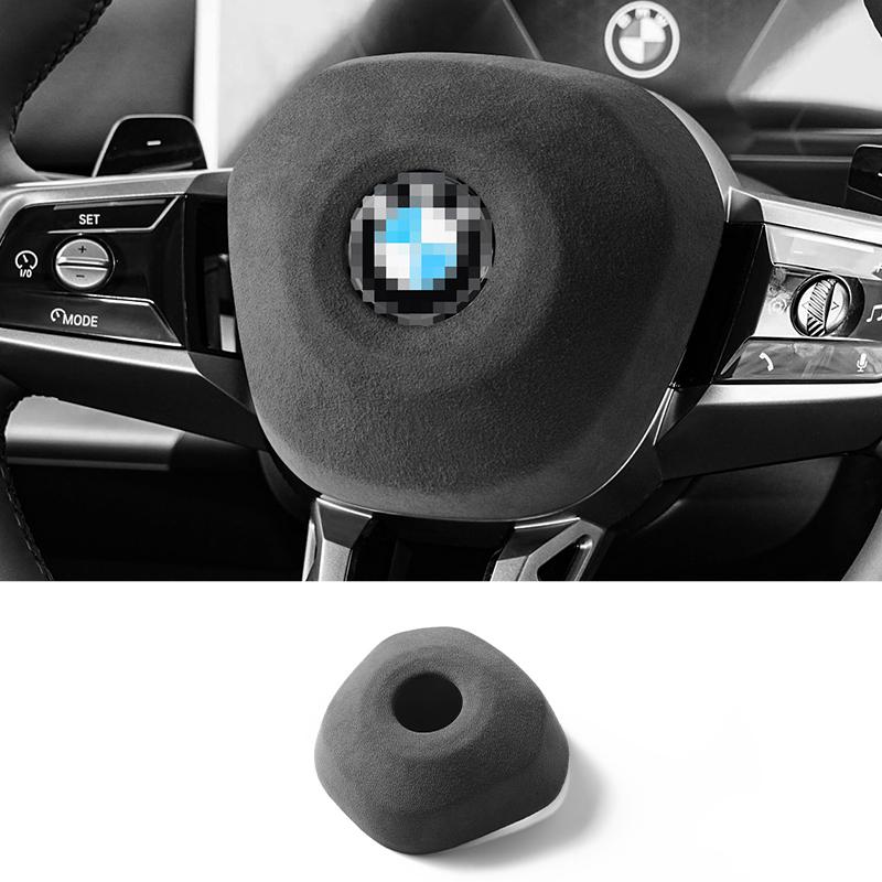For BMW 5 Series l5 G60 (-) X3 G45 (2025-) Steering Wheel Panel Cover Boot Car Premium Interior Tuning Accessories Style B