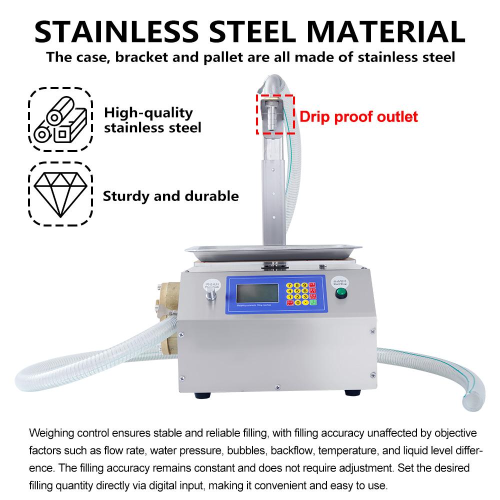 ZONESUN ZS-GPGT1C Gear Pump Semi-Automatic Honey Weighing And Filling Machine