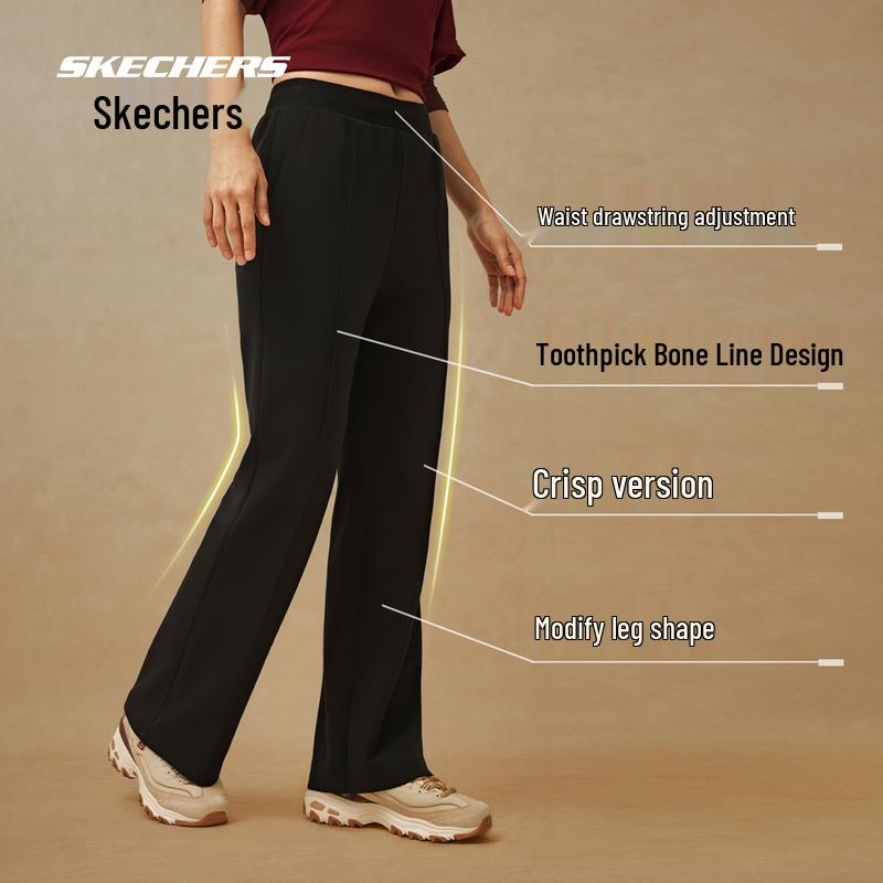 Skechers Women's Lightweight Flared Casual Pants L226W023