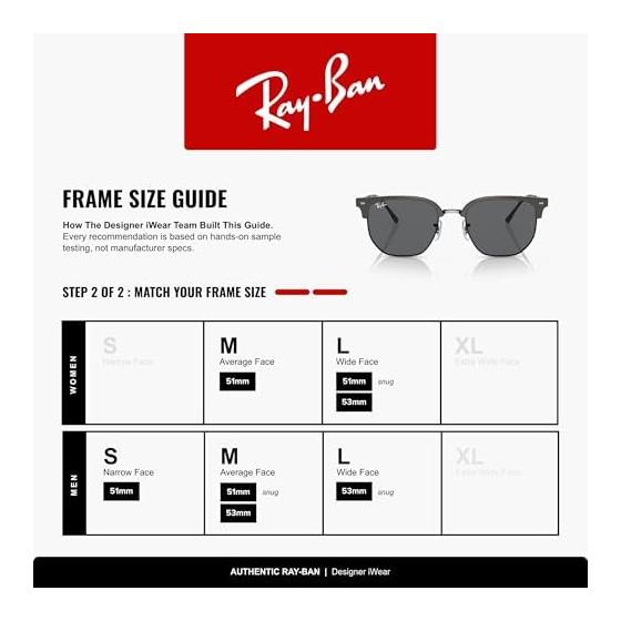 Sunglasses RB4416 NEW CLUBMASTER Unisex Adult