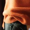 2025 Autumn/Winter Women's High Neck Loose Knit Sweater - Thick Pullover Base Layer, Fashionable Lazy Style