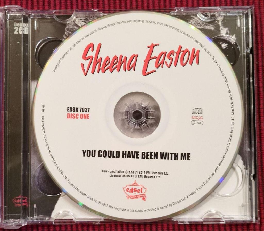 [USED] Sheena Easton 2CD "Tears of a Broken Heart/Machinery" Import Edition