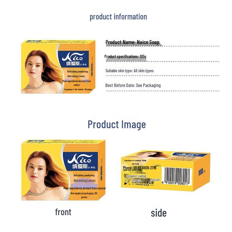 Naaisi Refreshing Lemon Soap Bars