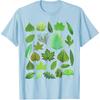 Types of Tree Leaves Biology Nature Educational T-Shirt