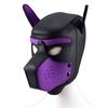 1pc Puppy Hood, Neoprene Silicone Leather Full Head Role Play BDSM Fetish Bondage Hood For Male Sex Games, Sex Toys