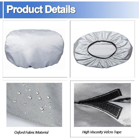 Generator Cover Silver Waterproof Dustproof Sunproof Cover Fits for EU3000is and Predator 3500