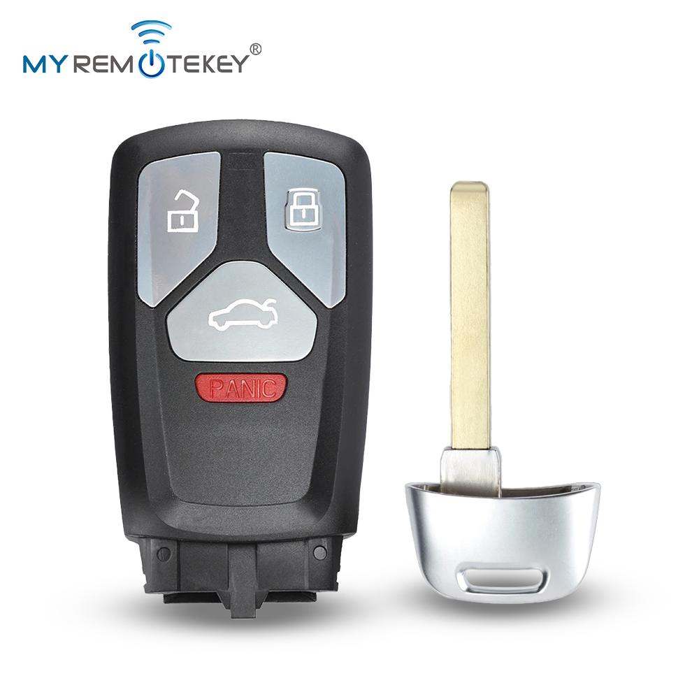 For Audi 8L MYREMOTEKEY 4M0 959 754 Smart key case 3/4 button for Audi A3 TT R8 A4 A5 Q5 Q7 S5 SQ5 2016 2017 2018