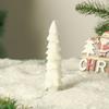 1PC Desktop Party & Tree Holiday Aroma Candle Reusable Tree Soy Wax Candle Set Holiday Decor 14x2cm
