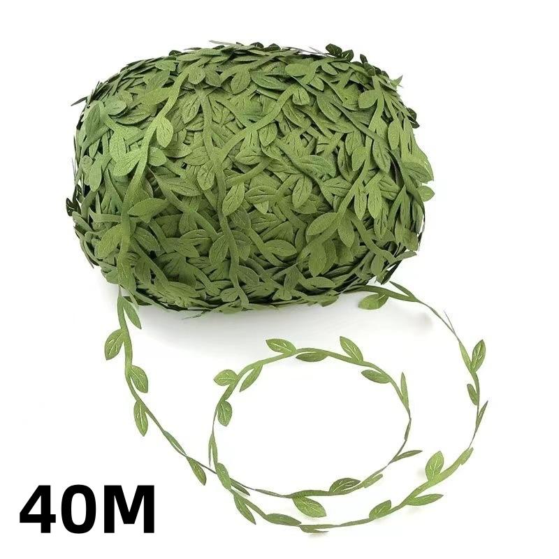 

Artificial Vines Leaves String Trim Ribbon Wild Jungle Botanical Greenery Home Wreaths DIY Craft Olive Leaf Decorations Garland