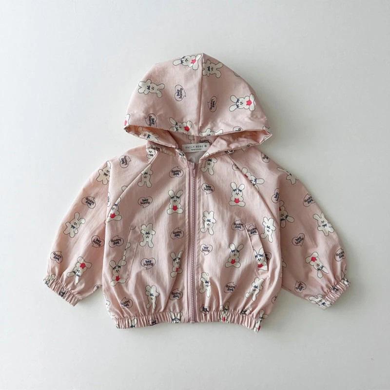 

Осенняя детская одежда: Куртка с капюшоном для девочки - Детская с принтом, с длинным рукавом, на молнии 110 cm