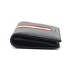 Bally Baliro Classic Blue And White Striped Leather Wallet Men Wallet Black Red 6231961
