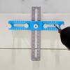 Cabinet Handle Template Tool Aluminium Alloy Punch Locator Drill Template   for Woodworking