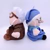 2 unidades/juego 14/20 cm Juguetes la Película UP Carl Abuelo Abuela Dibujos Animados Rellenos Suaves de Felpa Carl Up Peluches Regalos para Niños