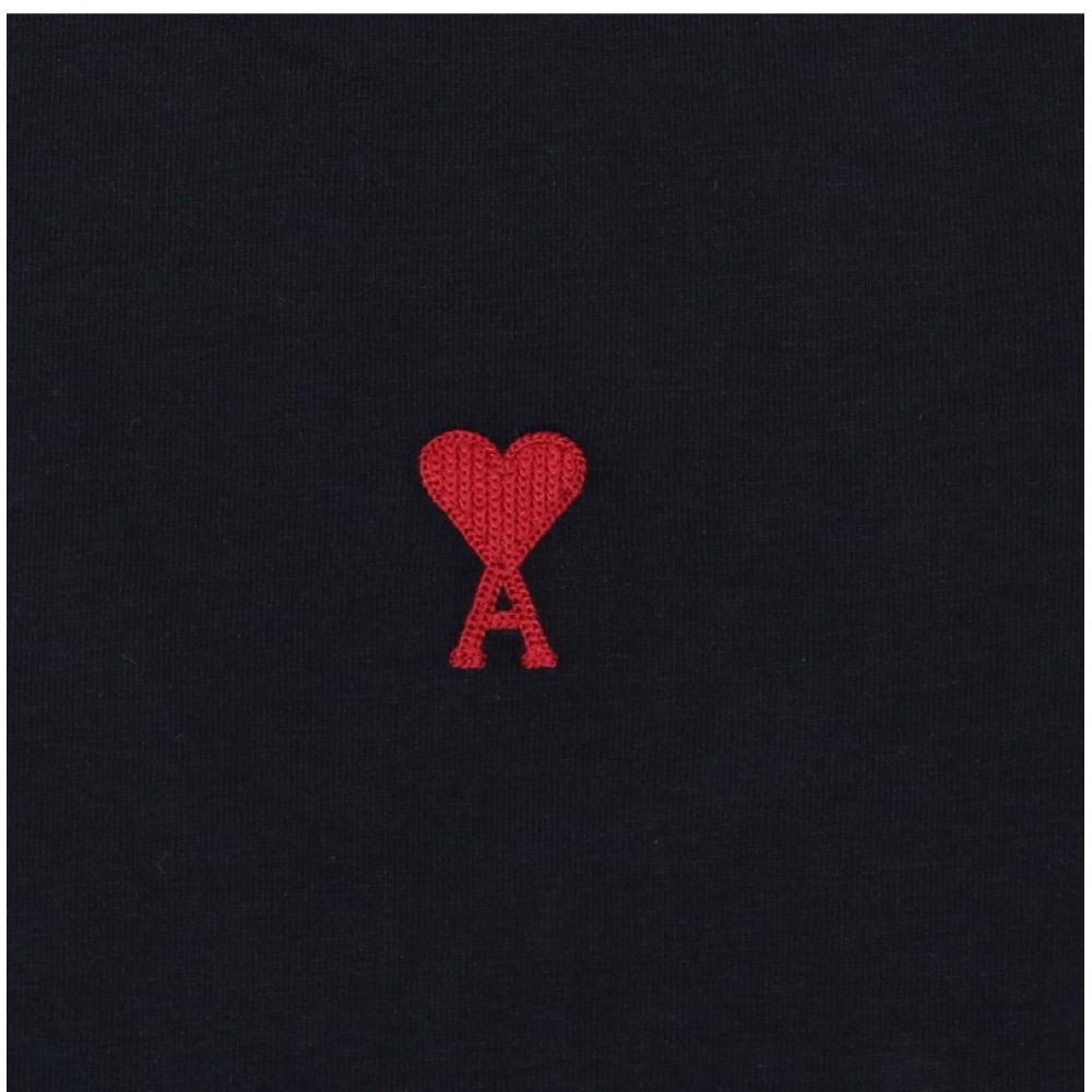 Ami Bfuts235 724 430 Ami De Coeur Small Heart Logo Public Long Sleeve Tee