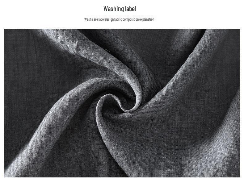 Men's Artistic Youth Long-Sleeve Linen Coat: Comfortable, Breathable, Versatile Casual Wear.