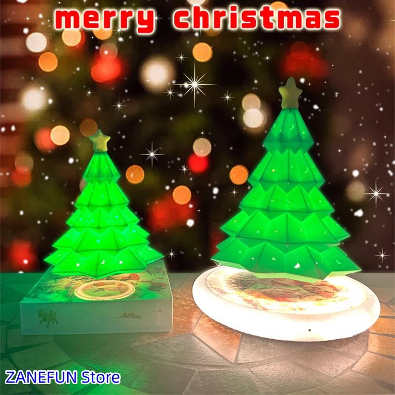 Levitating Christmas Tree Lights Floating Display for Home Office Desk Decor 16 Color Touch Switch Unique Gift for Birthday