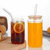 Korean Style Transparent Creative Cola Glass Cup, Juice & Drink Cup - Internet Celebrity Design