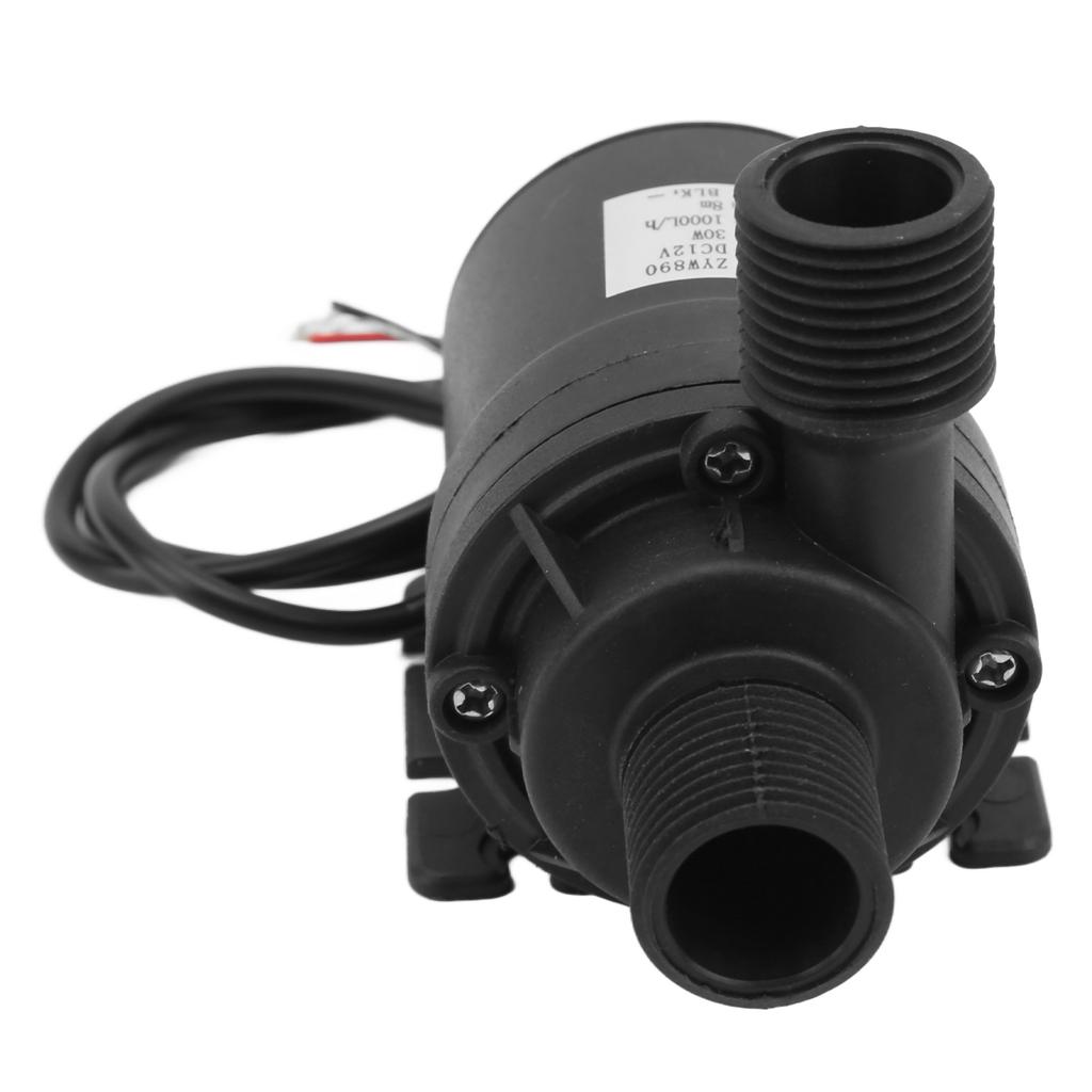 DC12V Brushless Water Pump Low Noise 30W 8m Lift Height for Home Fountain Water Circulation System