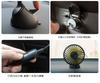 Car USB Clip Fan with 360 Degree Rotation & Strong ABS Suction Cup Portable Auto Suction Cup Fan for Vehicle Cooling
